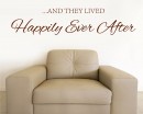 Happily Ever After Quotes Wall Decal Love Quote Vinyl Art Stickers